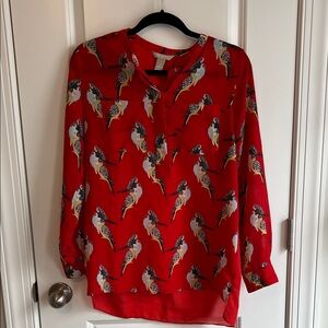 Banana Republic Parakeet Tunic Blouse